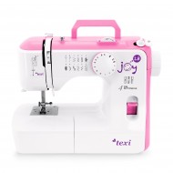 Texi Joy 13 Mechanical Sewing Machine with Base Extension - Pink