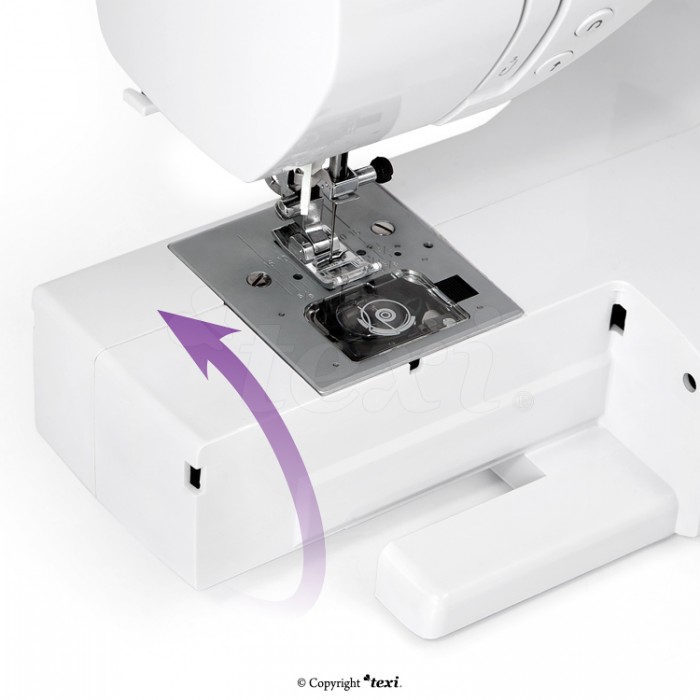 Texi BLACK & WHITE Macchina per cucire elettronica con allungabase