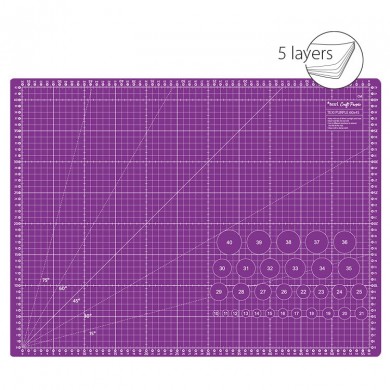 TEXI CRAFT VIOLA 60X45 Kit per tagliare e rifinire, dimensioni 60 x...