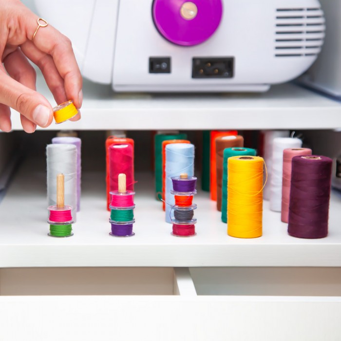 Sewing machine cabinet and overlocker SESAME DUO TW