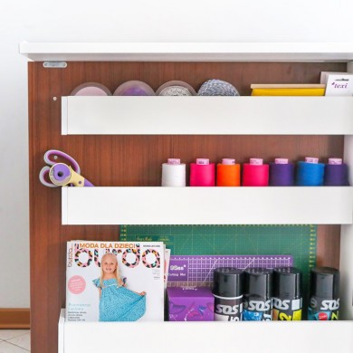 Sewing machine cabinet and overlocker SESAME DUO O