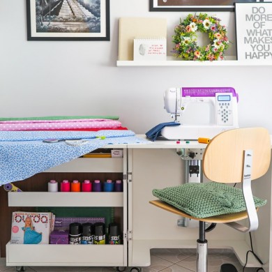 Sewing machine cabinet and overlocker SESAME DUO O