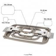 Ricamatrice professionale Texi IRIS 10 Ricamatrice a 10 aghi area d...