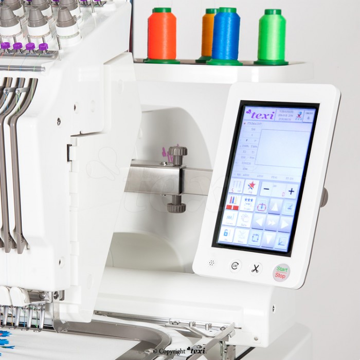 Professional Embroiderer Texi IRIS 10 10 Needle Embroiderer Embroidery Area