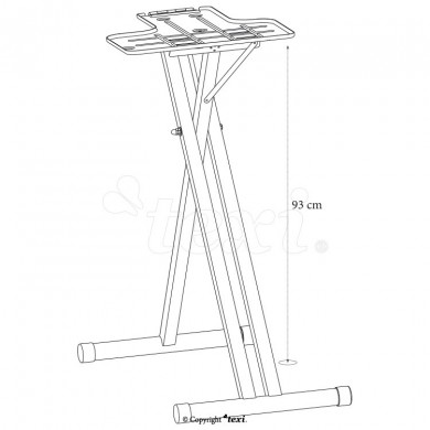 Support for steam press TEXI AP01