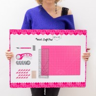 TEXI CRAFT ROSA 60X45 Kit per tagliare e rifinire, dimensioni 60 x ...