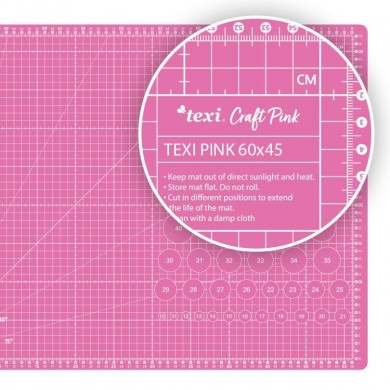 TEXI CRAFT ROSA 60X45 Kit per tagliare e rifinire, dimensioni 60 x ...