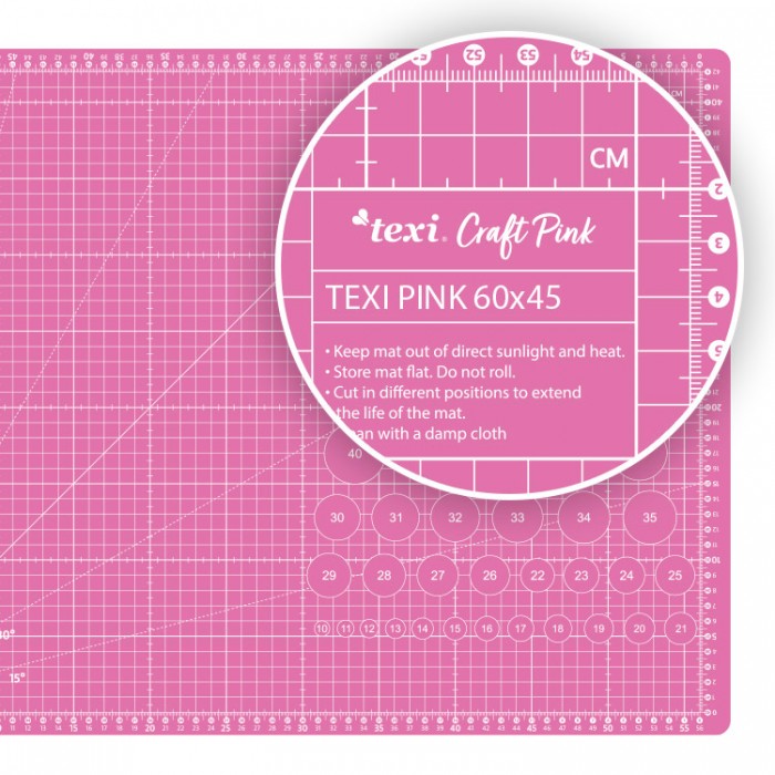 TEXI CRAFT ROSA 60X45 Kit for cutting and finishing, size 60 x ...