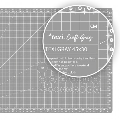 TEXI CRAFT GRIGIO 45X30 Kit per tagliare e rifinire, dimensioni 45 ...