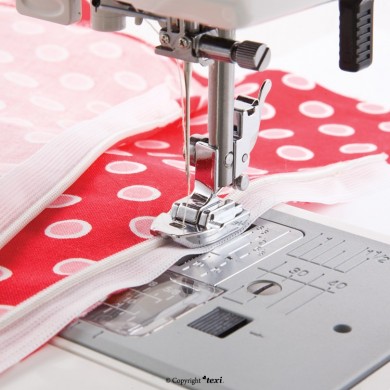 TEXI 1015 Pied pour fermeture éclair invisible