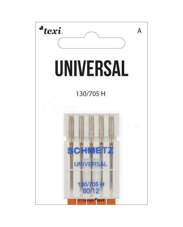 TEXI Aiguilles UNIVERSALI 130/705H 5 pcs finesse 80