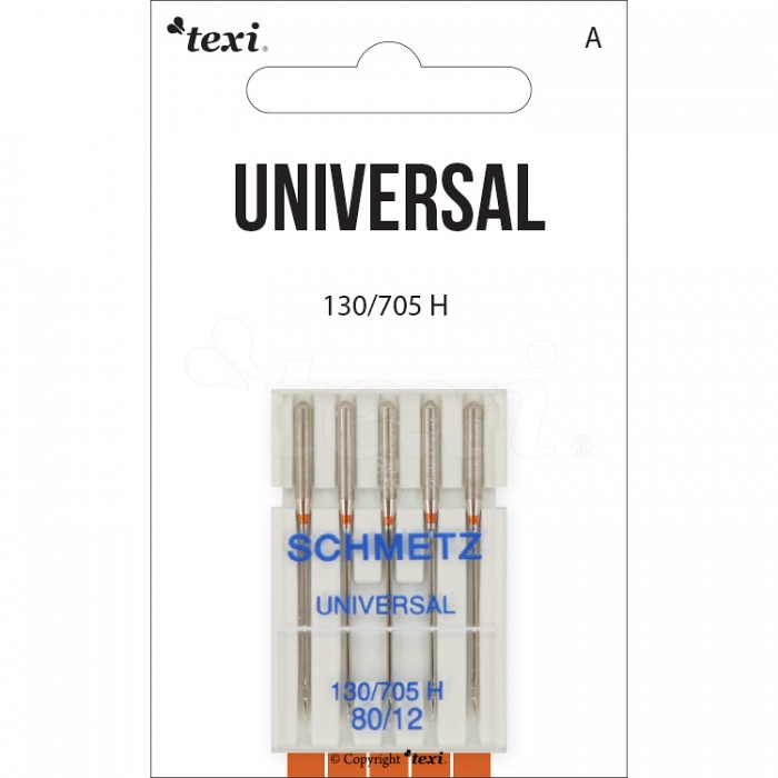 TEXI Aiguilles UNIVERSALI 130/705H 5 pcs finesse 80