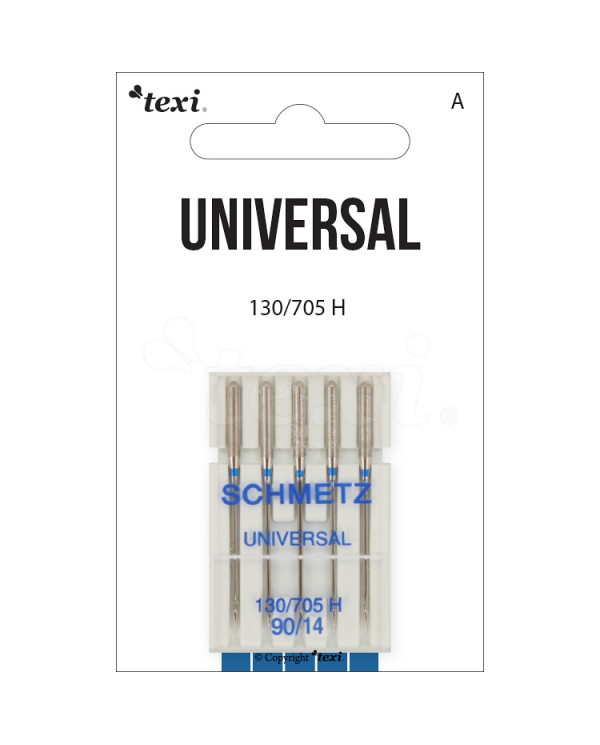 TEXI Aiguilles UNIVERSALI 130/705H 5 pcs finesse 90