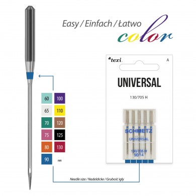 TEXI Aghi UNIVERSALI 130/705H 5 pcs finezza 90