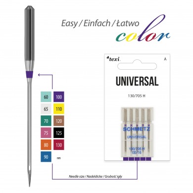 TEXI Aghi UNIVERSALI 130/705H 5 pcs finezza 100