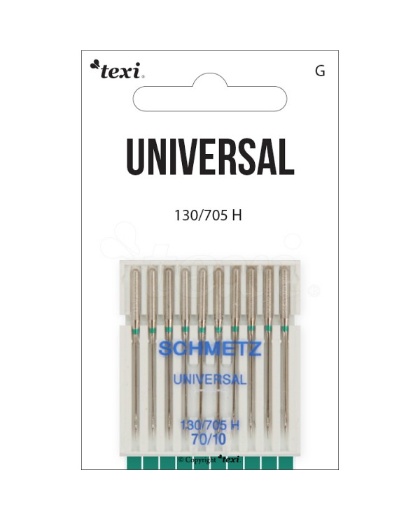 TEXI Aiguilles UNIVERSALI 130/705H 10 pcs Jauge 70