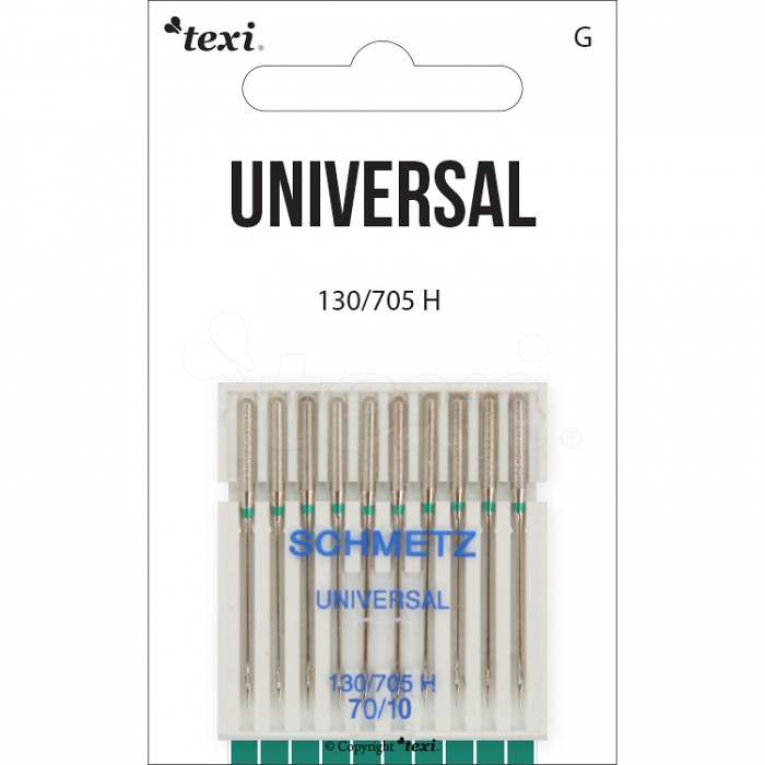 TEXI Aiguilles UNIVERSALI 130/705H 10 pcs Jauge 70