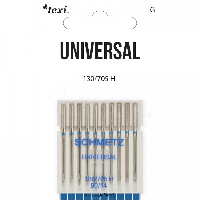 TEXI Aiguilles UNIVERSALI 130/705H 10 pcs finesse 90