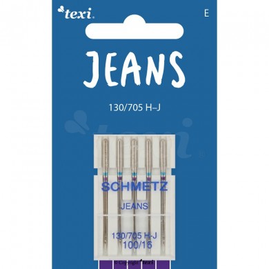 TEXI Aghi JEANS 130/705 H-J 5 pcs, finezza 100