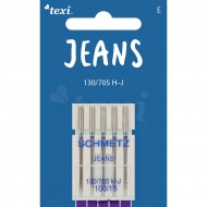 TEXI Needles JEANS 130/705 H-J 5 pcs, fineness 100