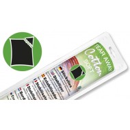 MADEIRA 9437 Stabilizer Cotton Soft Cotton Hook-and-loop Tear Away Black Embroidery