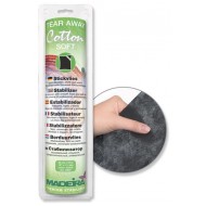 MADEIRA 9437 Stabilisateur Coton Coton doux Crochet et boucle Détachable Noir Broderie 9437