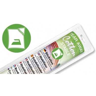 MADEIRA 9438 Stabilisateur Coton Stable Déchirable Broderie Blanche