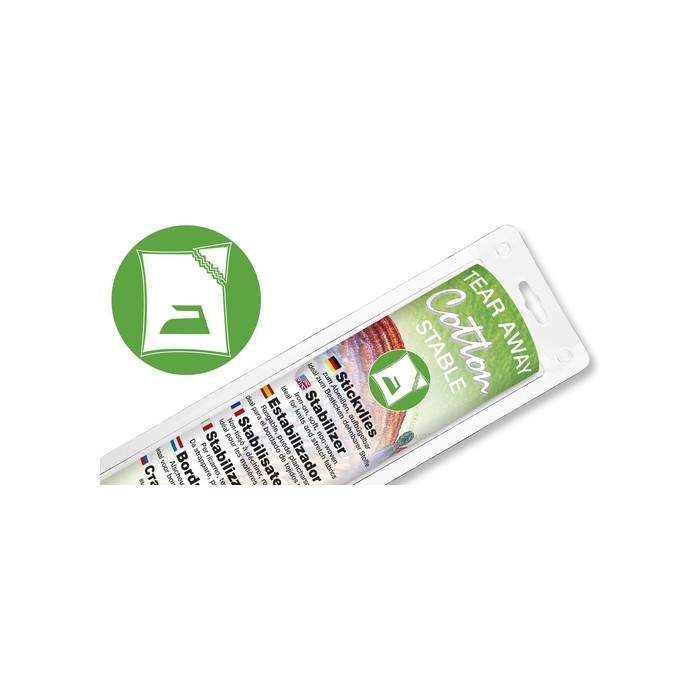MADEIRA 9438 Stabilizzatore Cotton Stable Tear Away Bianco ricamo t...