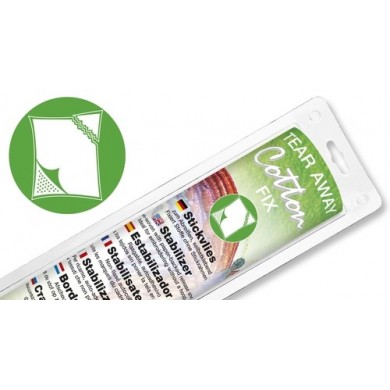 MADEIRA Stabilizzatore auto Adesivo Cotton Fix Tear Away Bianco per ricamo 9439