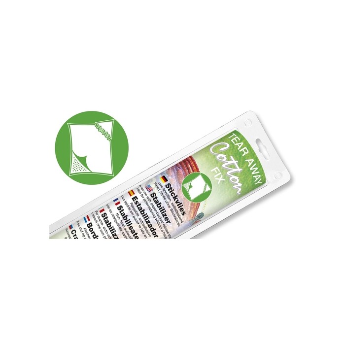 MADEIRA Car Stabilizer Cotton Fix Tear Away Adhesive White for Embroidery 9439