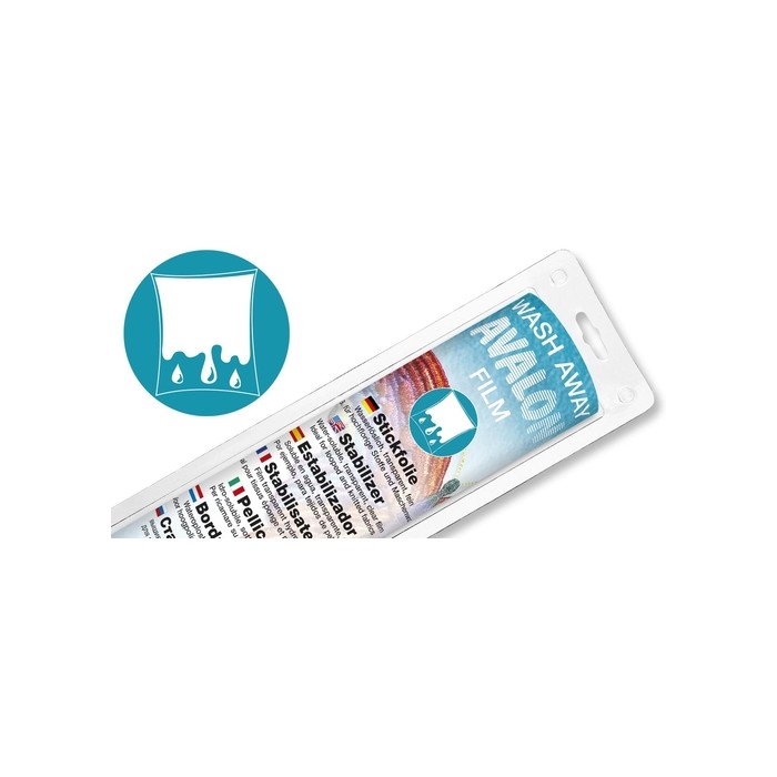 MADEIRA 9440 Avalon Film Wash aways Water-soluble Hydrosolable Embroidery Needle