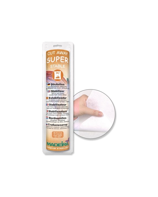 MADEIRA 9447 Stabilizer Thermo Adhesive Super Stable Cut Away Embroidery