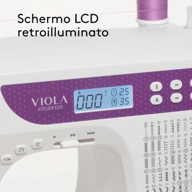 VIOLA Atelier E215 - Electronic Sewing Machine 215 Functions Cu...