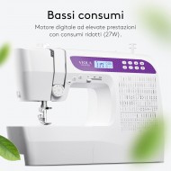 VIOLA Atelier E215 - Machine à coudre électronique 215 fonctions...