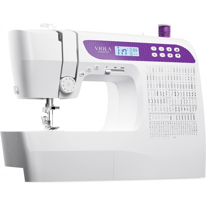 VIOLA Atelier E215 - Electronic Sewing Machine 215 Sewing Functions