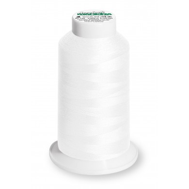 SET of 4 bobbins MADEIRA AEROLOCK - White - 8010 2500 Mt.