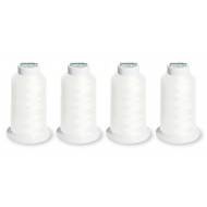 LOT DE 4 bobines MADEIRA AEROLOCK - Blanc naturel - 8020 2500 Mt.