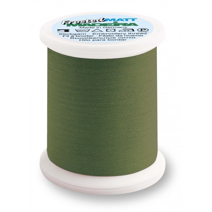 MADEIRA Frosted Matt Khaki - 7795 - 500 Mt.