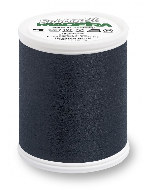 MADEIRA Bobbinfil 9764 black shuttle yarn - Gauge 70 - 1500 Mt.