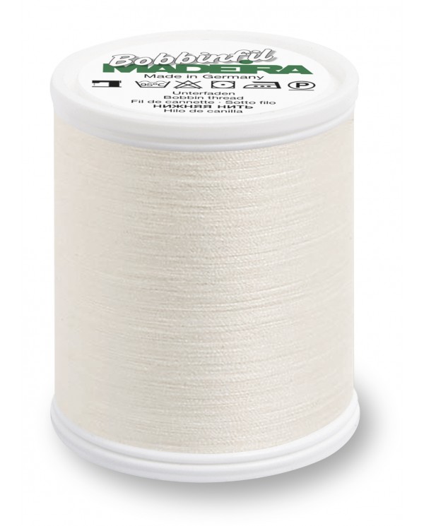 MADEIRA Bobbinfil 9769 noir fil navette - Jauge 80 - 1000...