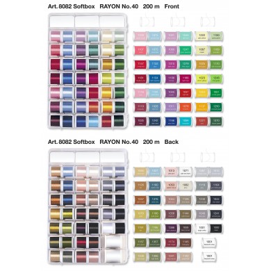 MADEIRA Case 80 Rayon yarns 200 mt - 8082