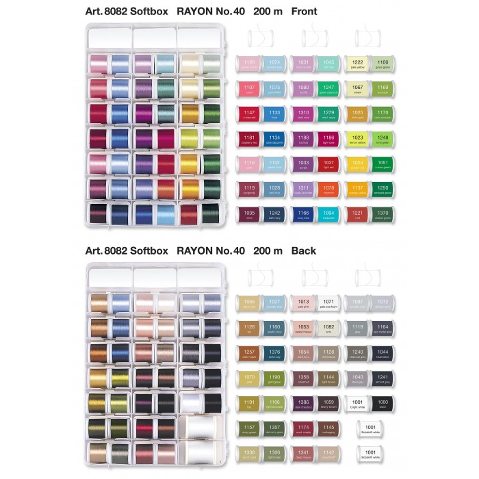 MADEIRA Valigetta 80 filati Rayon 200 mt - 8082