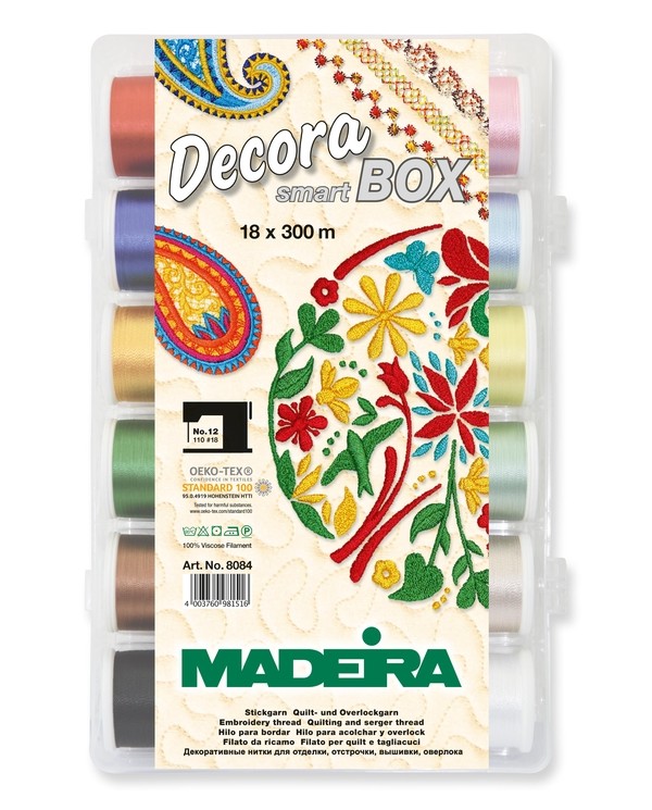 MADEIRA Smartbox Decora 12 18 bobines 8084 - 300 Mt.