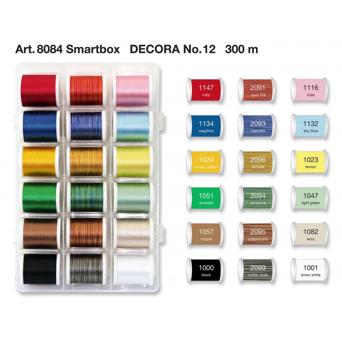 MADEIRA Smartbox Decora 12 18 reels 8084 - 300 Mt.