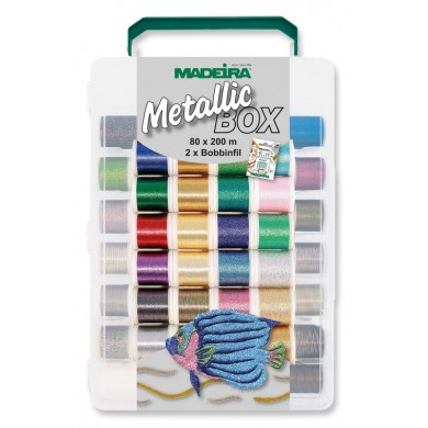 MADEIRA Valigetta 80 filati Metallic 200 mt - 8080