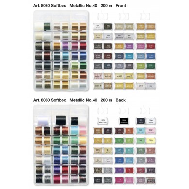 MADEIRA Case 80 yarns Metallic 200 mt - 8080