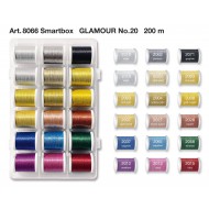 MADEIRA Smart Box with 18 Glamour embroidery threads 200 Mt. - 8066