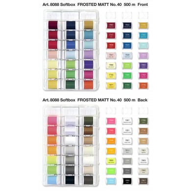 MADEIRA Case 40 yarns Frosted Matt 500 Mt. - 8088