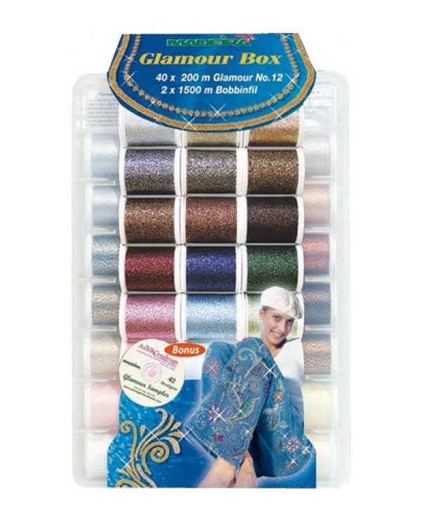 MADEIRA Case 40 Glamour Yarns 200 Mt. - 8060
