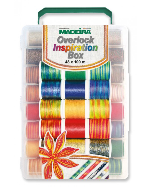 MADEIRA Case 48 yarns Overlock Inspiration 100 mt - 8048